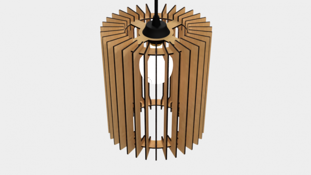 ceiling light lamp 3d print and laser cut files model 1 3D Принт Модель .c4d .max .obj .3ds .fbx .stl .blend 