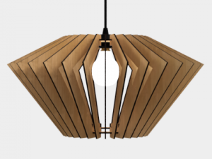 ceiling light lamp 3d print and laser cut files model 6 3D Принт Модель