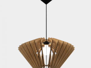 ceiling light lamp 3d print and laser cut files model 6 3D Принт Модель