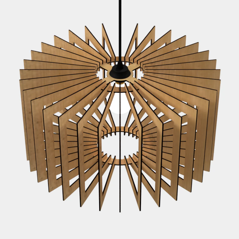 ceiling light lamp 3d print and laser cut files model 7 3D Print Model .c4d .max .obj .3ds .fbx .stl .blend 