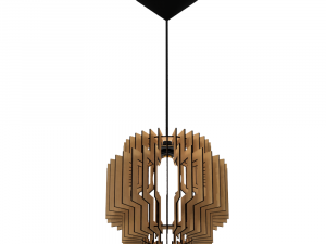 ceiling light lamp 3d print and laser cut files model 9 3D Baskı Modeli