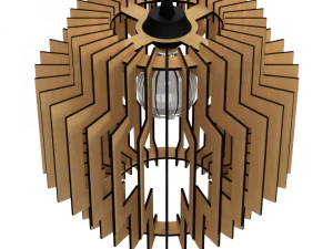 lampa sufitowa wydruk 3D i pliki wycinane laserowo model 9 Model do druku 3D