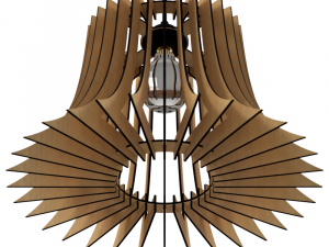 ceiling light lamp 3d print and laser cut files model 11 3D printmodel