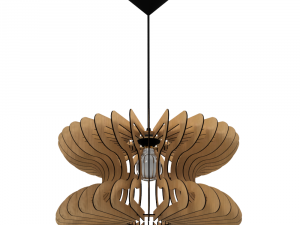 ceiling light lamp 3d print and laser cut files model 12 3Dプリントモデル