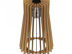 Потолочный светильник, лампа, 3D-печать и лазерная резка, модель 13 3D Принт Модель