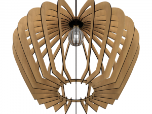 ceiling light lamp 3d print and laser cut files model 14 3D Druckmodell