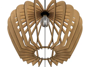 ceiling light lamp 3d print and laser cut files model 14 3D Print Model