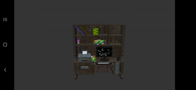desk cabinet 3D Model .c4d .max .obj .3ds .fbx .stl .blend 
