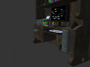 desk cabinet 3D Model