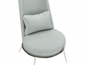 aurora armchair cantori 3D Model