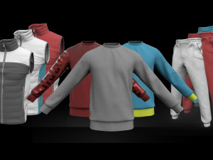 Animation Ready Clothes Collection 1 3D 模型