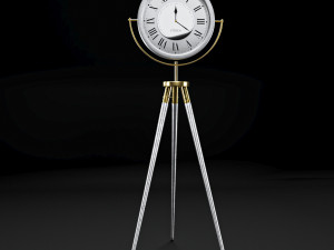 Tripod clock 3D 模型
