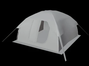 dome tent low-poly 3D Model