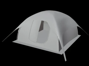 dome tent low-poly 3D Model