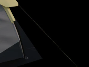 dome tent low-poly 3D Model