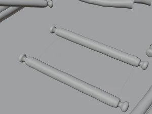 paper scrolls animated 3D Model