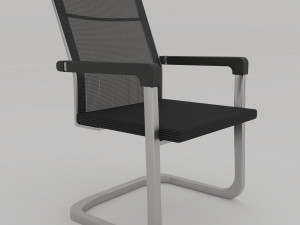 office mesh chair 3D Model