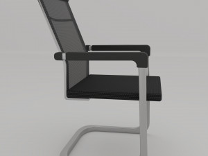 office mesh chair 3D Model
