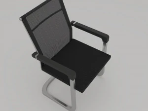 office mesh chair 3D Model