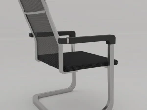office mesh chair 3D Model