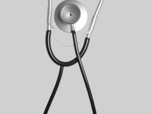 medical stethoscope rigged 3D 모델