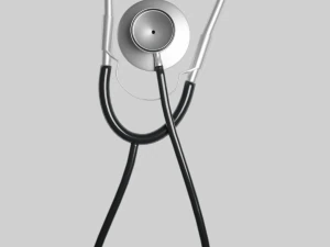 medical stethoscope rigged 3D Model