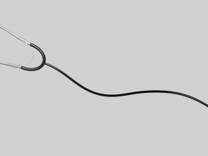 medical stethoscope rigged 3D 모델