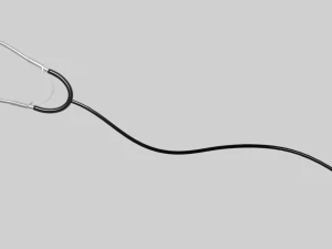 medical stethoscope rigged 3D Model