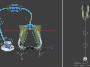 medical stethoscope rigged lowpoly version 3D 模型