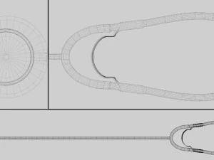 medical stethoscope rigged lowpoly version 3D Model