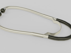 medical stethoscope rigged lowpoly version 3D 模型