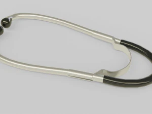 medical stethoscope rigged lowpoly version 3D Model