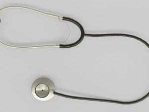 medical stethoscope rigged lowpoly version 3D Model