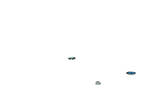 Butterflies looping animation VR - AR - low-poly 3D Model