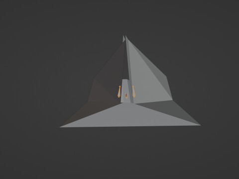 Butterflies looping animation VR - AR - low-poly 3D Model