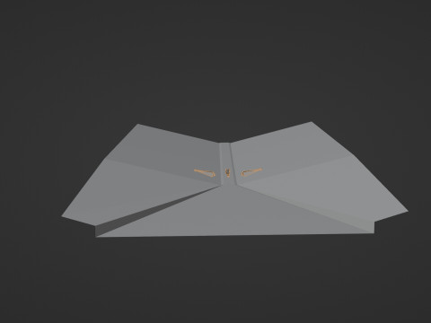 Butterflies looping animation VR - AR - low-poly 3D Model