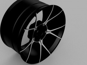 alloy wheel 3D 模型