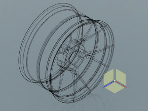 alloy wheel 3D Модель