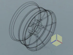 alloy wheel 3D Model