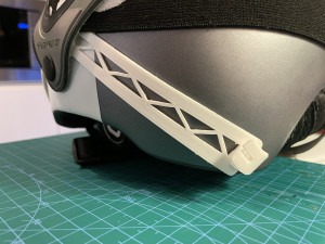 ski helmet face mask holder 3D प्रिंट मॉडल