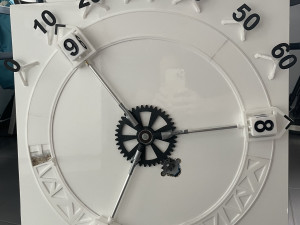 Rotating hours clock-easy 3D Print Model