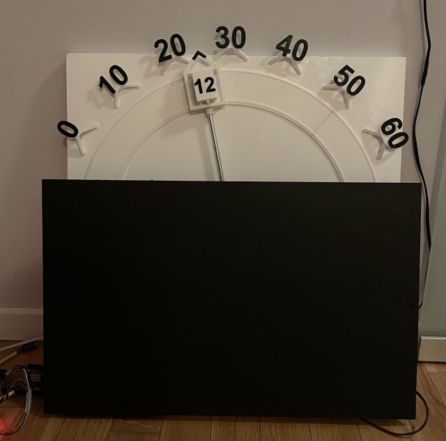 Rotating hours clock-easy 3D Print Model .c4d .max .obj .3ds .fbx .stl .blend 