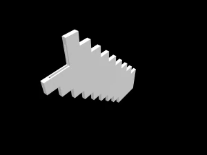 Minecraft तलवार 3D प्रिंट मॉडल