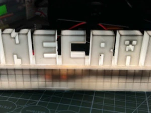 MINECRAFT lamp Easy to PRINT 3D Print Model