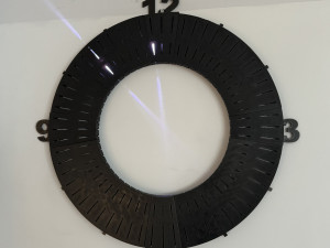 Unique LED Hands wall Clock 3D Print Model