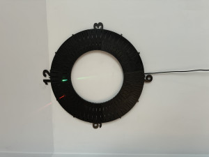 Unique LED Hands wall Clock 3D Print Model
