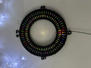 Unique LED Hands wall Clock 3D Print Model