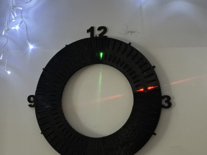 Unique LED Hands wall Clock 3D Print Model
