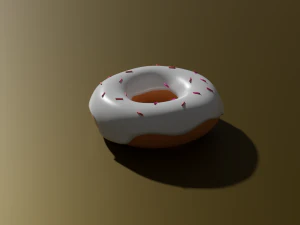 ciambella Modello 3D