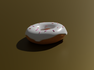 donut Modelo 3D